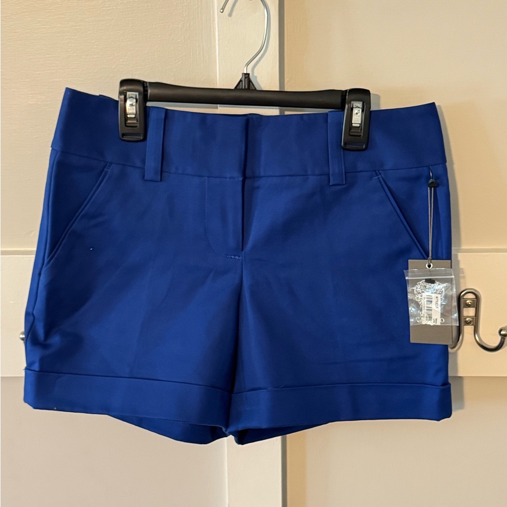 Vince Camuto High Waist Blue Shorts